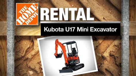 cheap mini excavators for rent near me|mini excavator rental home depot.